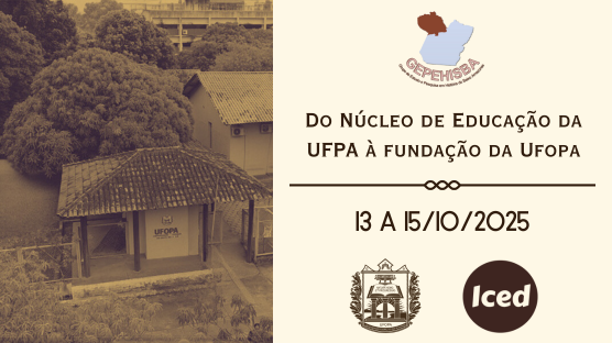 de 13 a 15 de outubro de 2025, no Auditório Wilson Fonseca, Unidade Rondon.