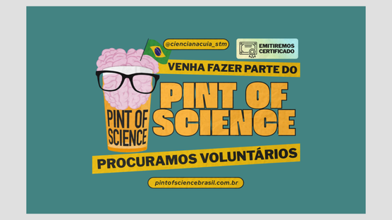 Seja voluntário e participe da equipe responsável pela produção do evento, veja mais detalhes no informe!